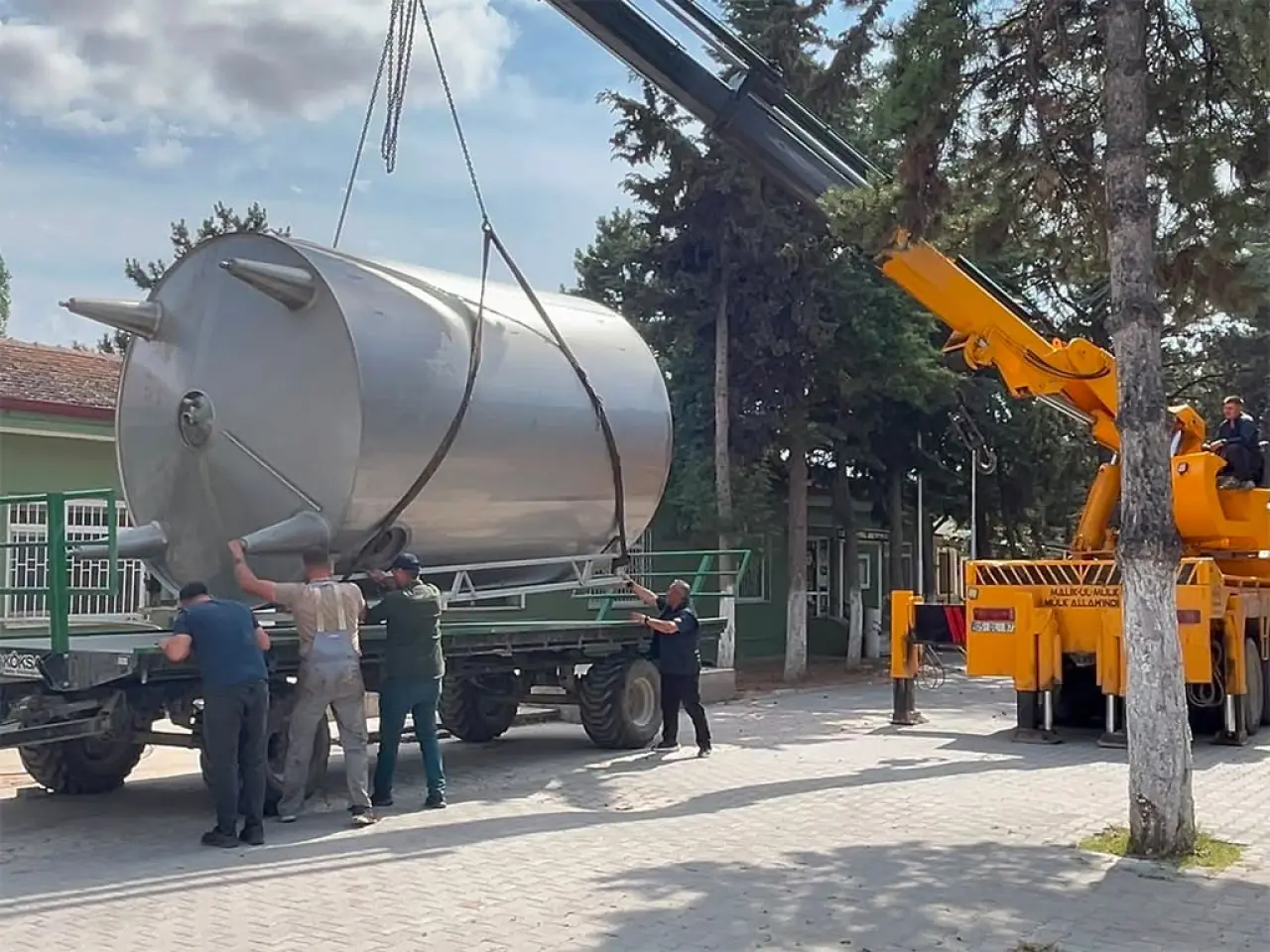 Amasya DSYB Yeni Tesisinde 25 Tonluk Süt Tankını Hizmete Aldı 2