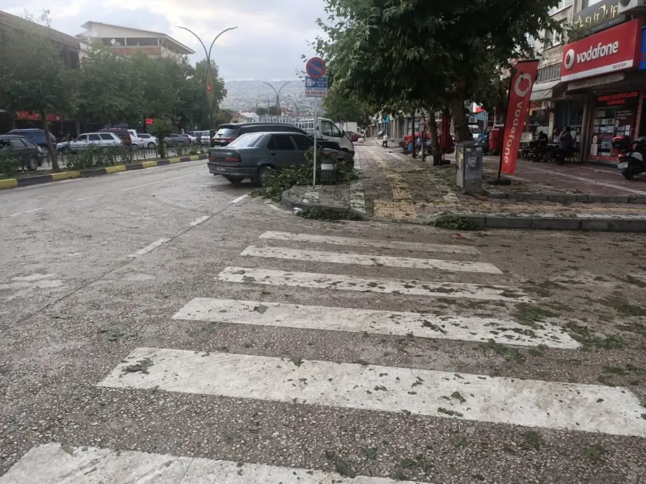 Amasya'nın Taşova İlçesinde Fırtına Dehşeti 1