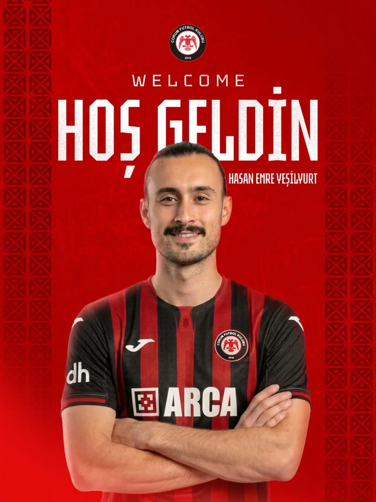 Arca Çorum FK'dan Hasan Emre Yeşilyurt Transferi! 2+1 Yıllık Sözleşme İmzalandı 1