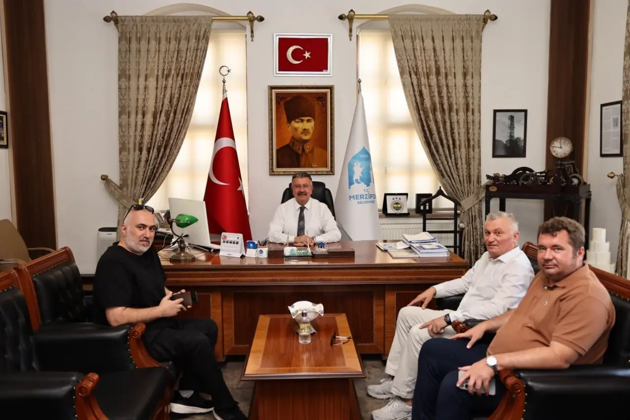Başkan Kargı, Konuklarını Belediyede Ağırladı 3