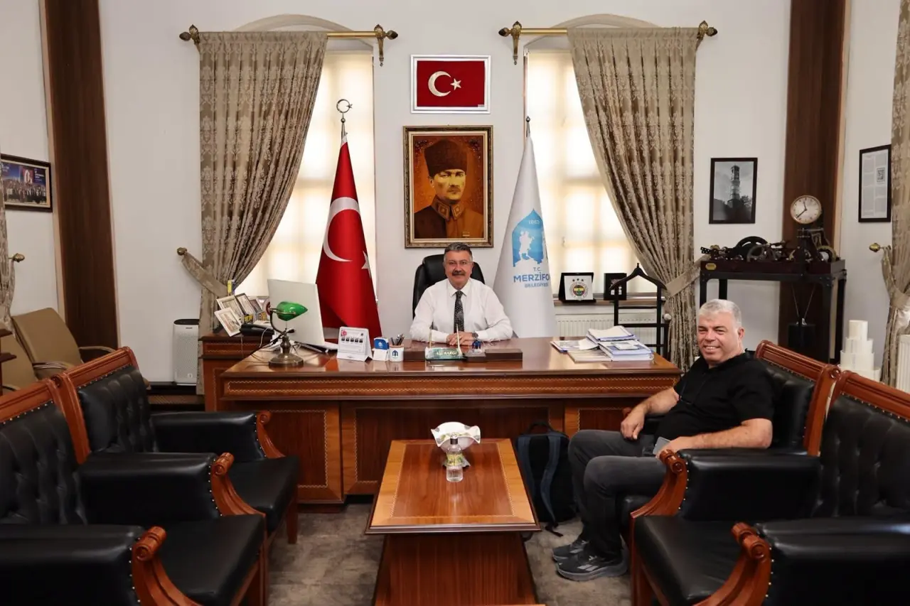 Başkan Kargı, Konuklarını Belediyede Ağırladı 2