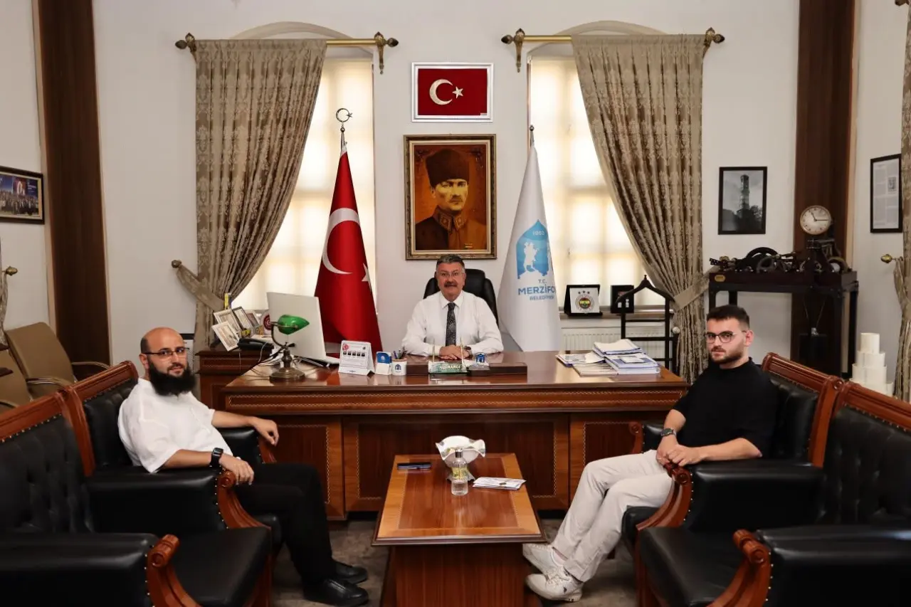 Başkan Kargı, Konuklarını Belediyede Ağırladı 1