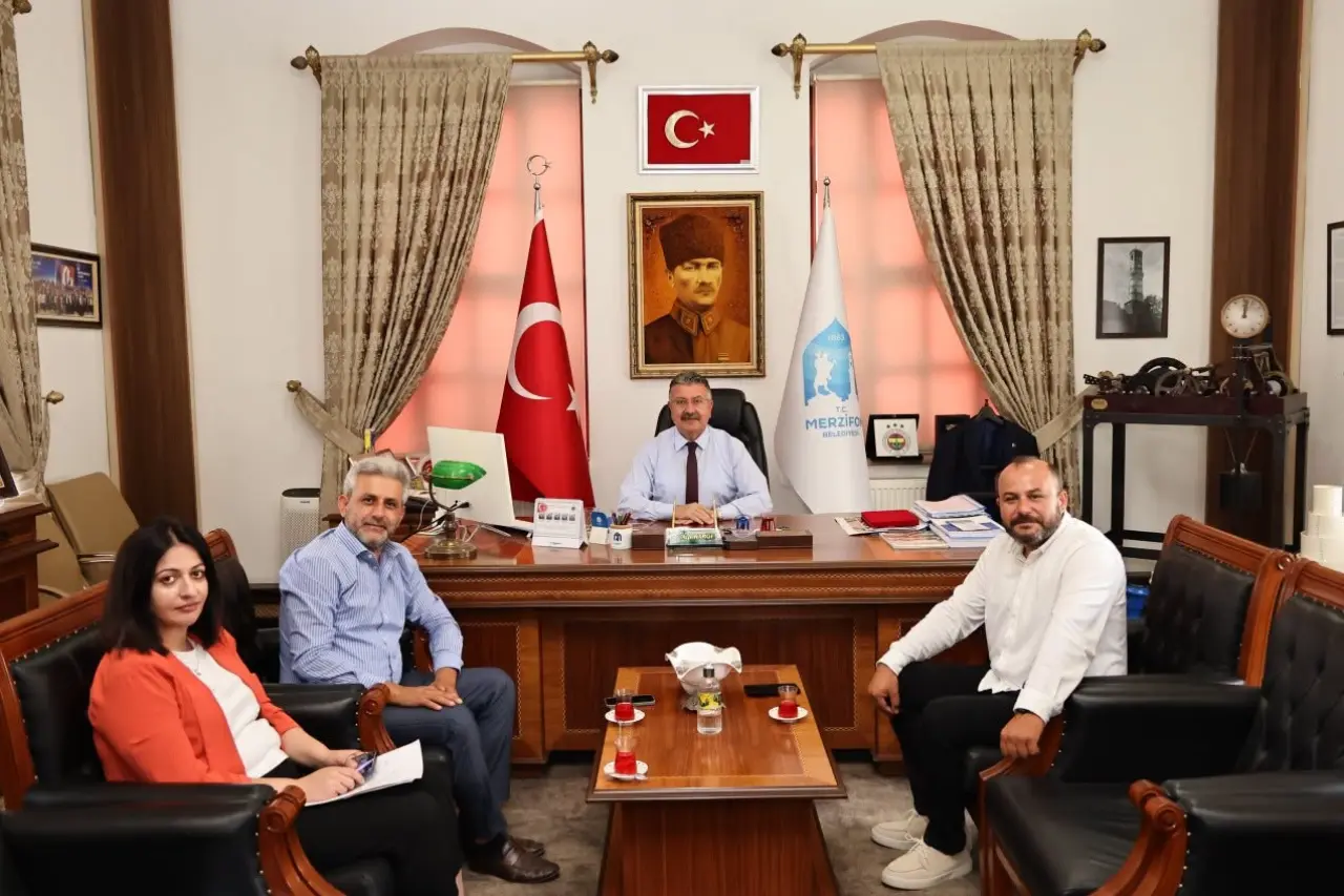 Başkan Kargı Makamında Konuklarını Ağırladı 1