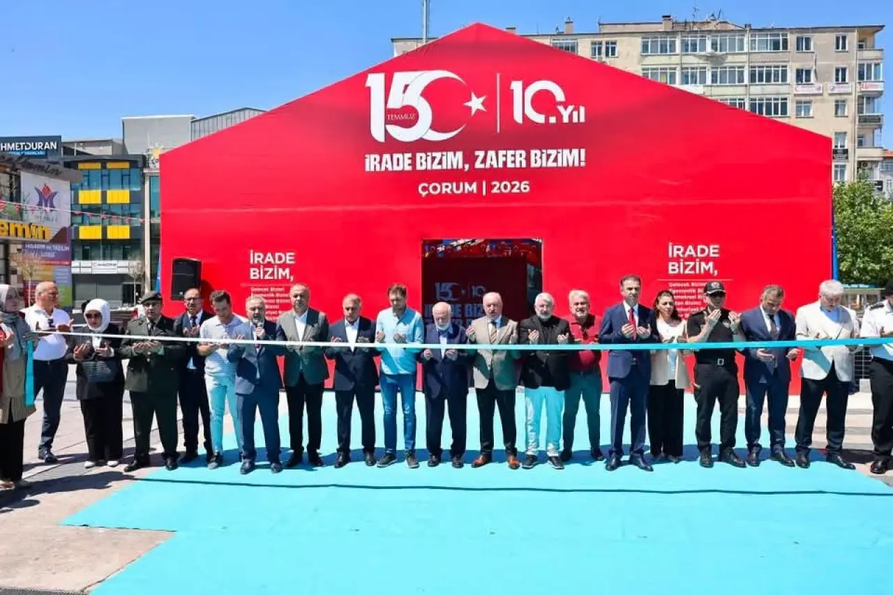 Çorum'da 15 Temmuz Ruhu Meydanlara Taşındı 8
