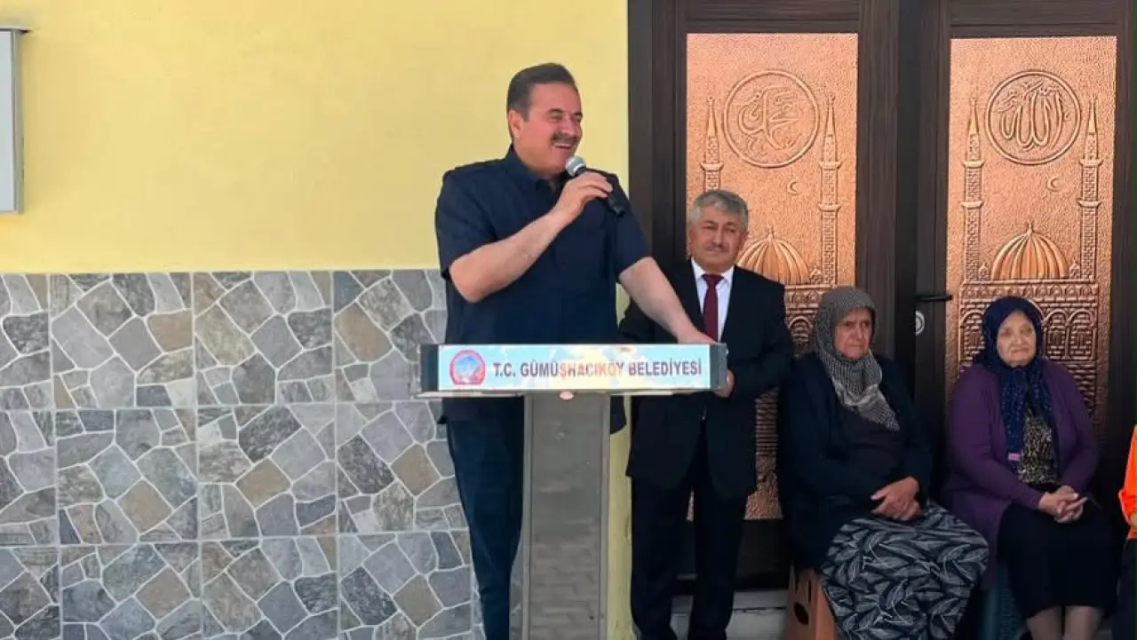 Gümüşhacıköy Ayvalı Kışlası Camii İbadete Açıldı 2