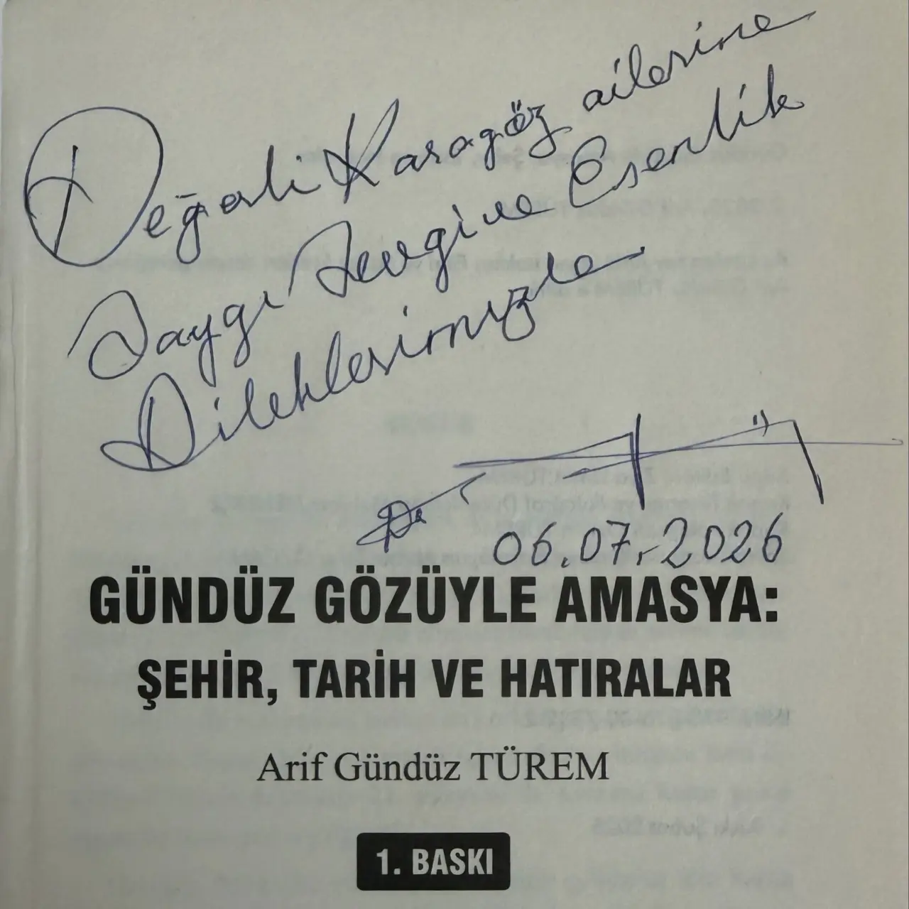 Karagöz: "Amasya'nın Hafızasına Sahip Çıkmalıyız" 1