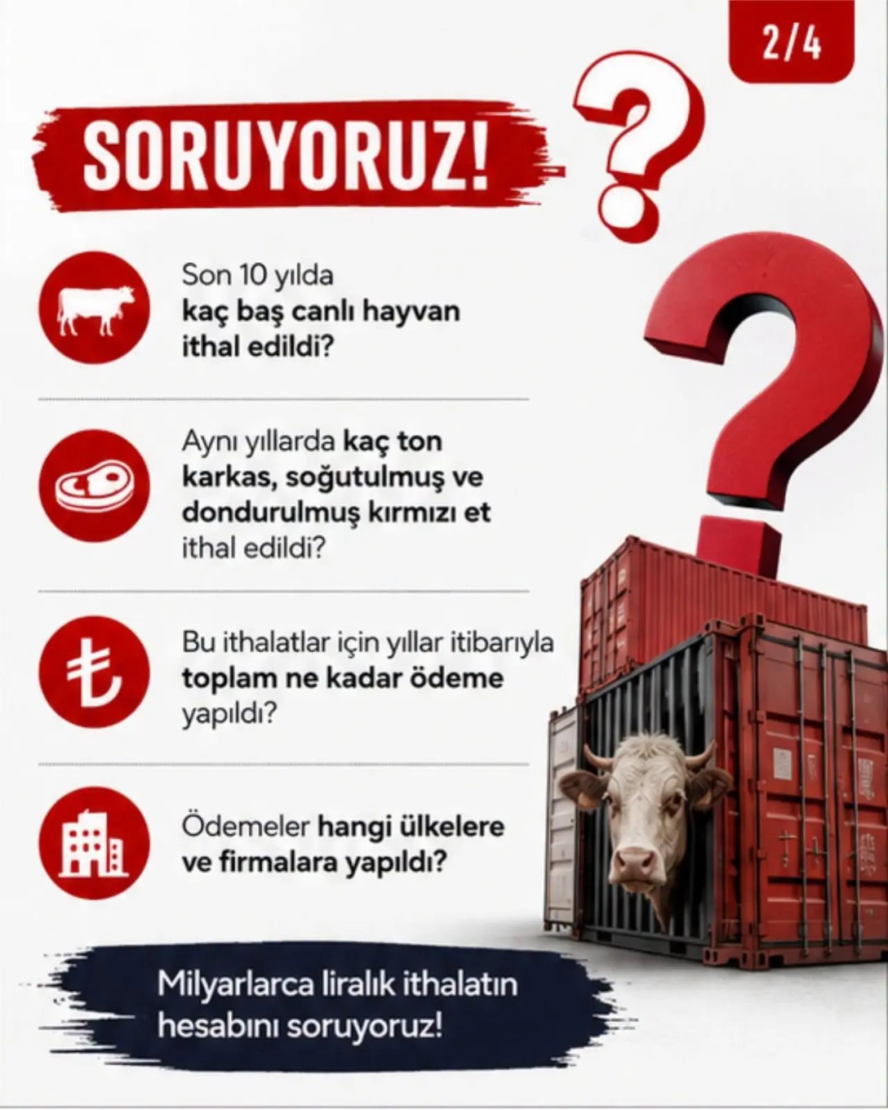 Karagöz'den Et İthalatına Sert Tepki 2
