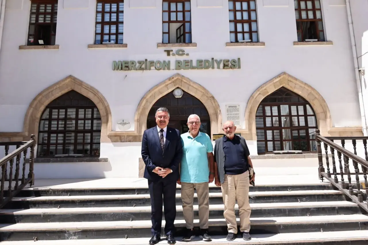 Merzifon Belediyesi'nde Dikkat Çeken Ziyaretler! 2