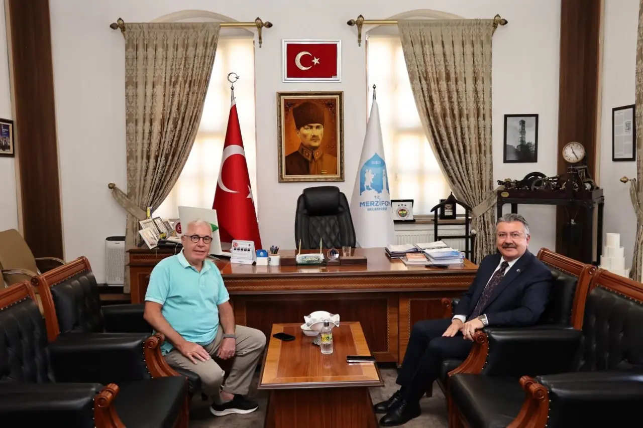 Merzifon Belediyesi'nde Dikkat Çeken Ziyaretler! 1