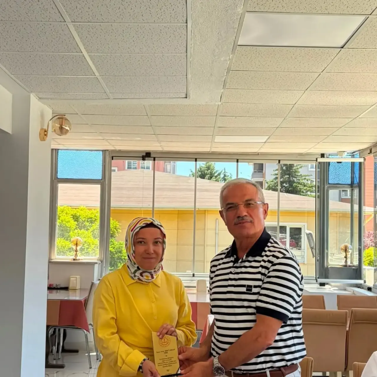 Merzifon Milli Eğitim'de Bayrak Değişimi 1