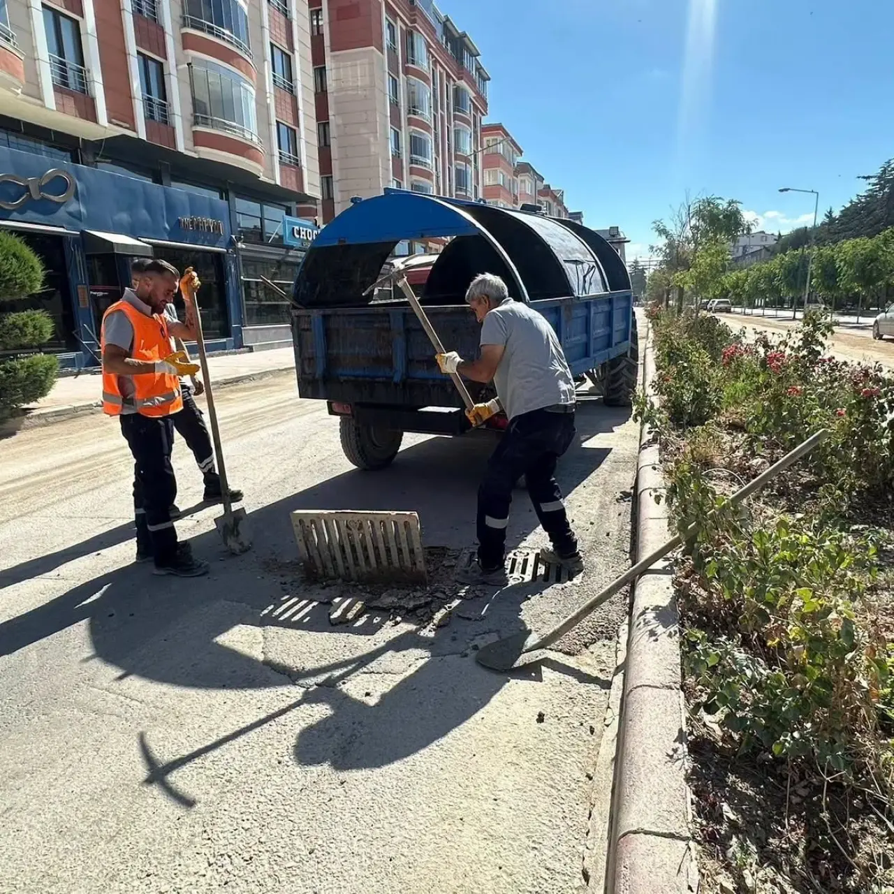 Merzifon’da Altyapı Sonrası Yoğun Mesai 2