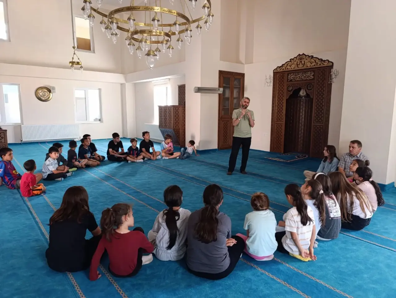 Merzifon'da Minikler Camide Buluştu 3