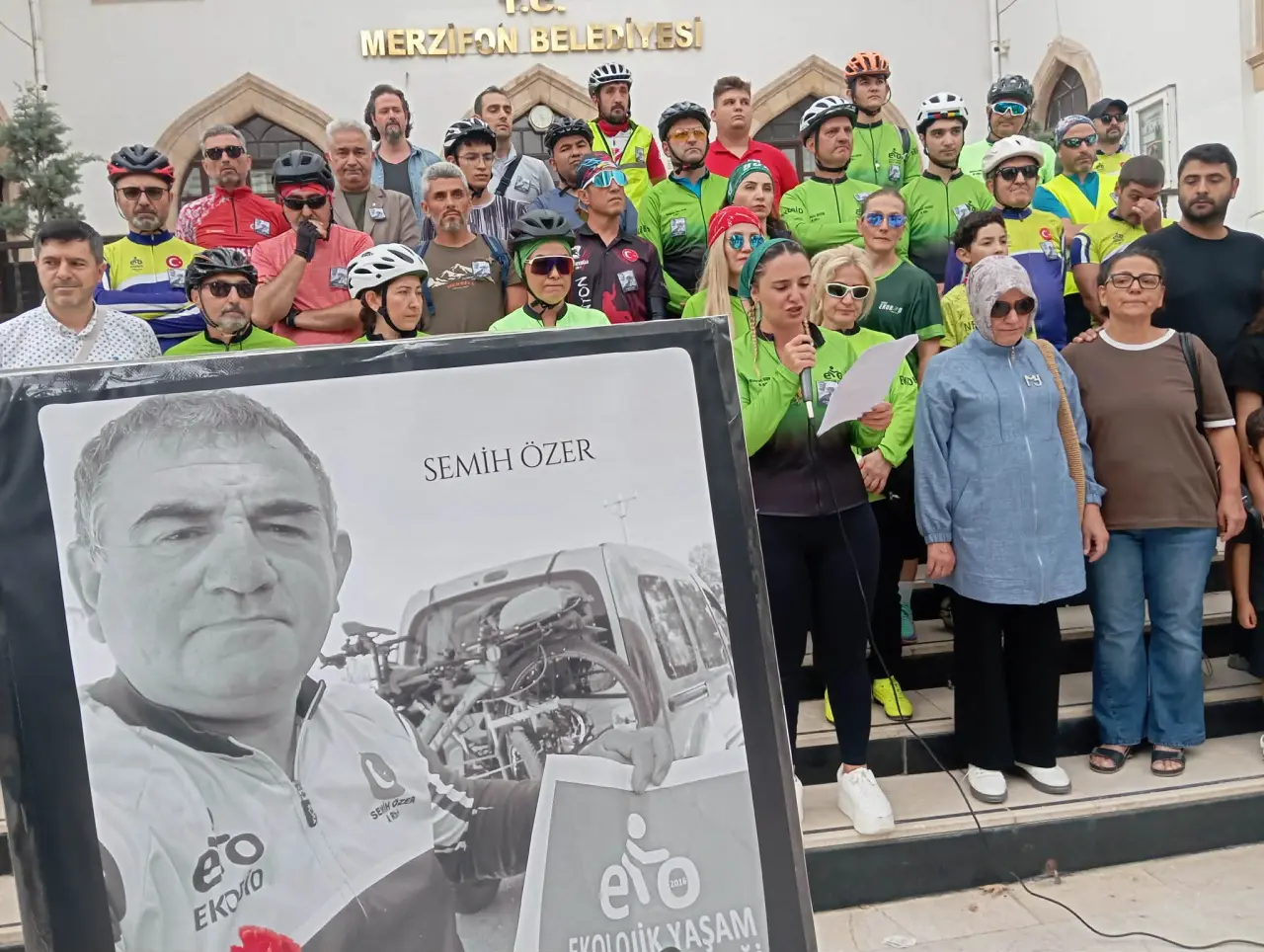 Merzifon'da Semih Özer Gözyaşlarıyla Anıldı: "Bisikletlilerin Yaşam Hakkı Var" 1