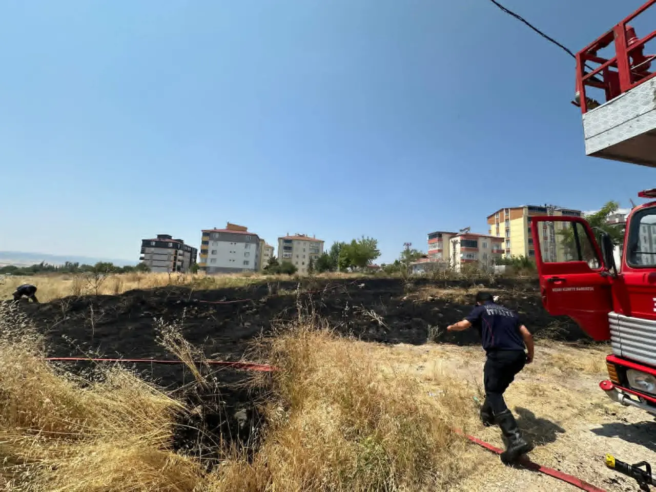 Merzifon’da Yangın 1