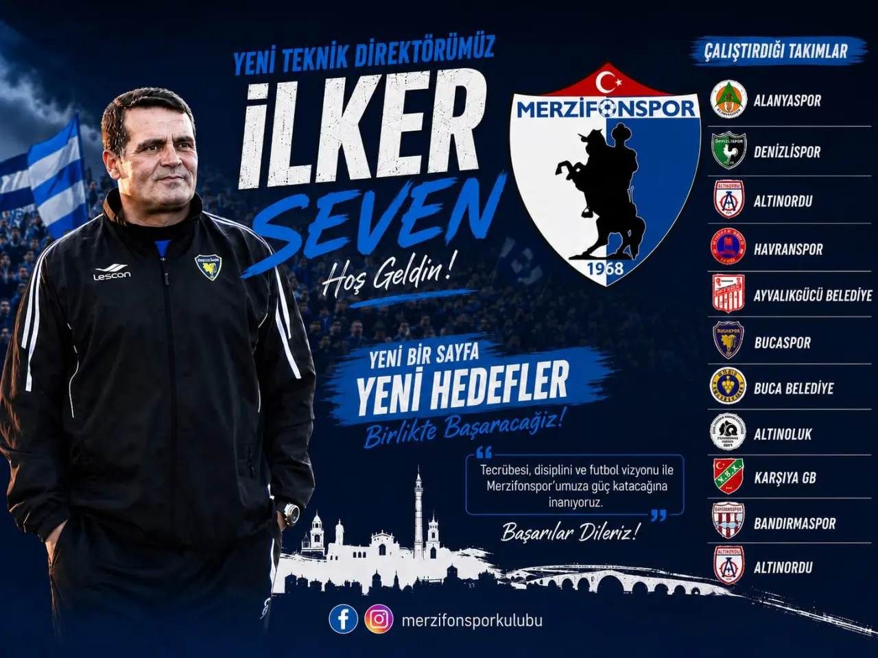 Merzifonspor'da Teknik Direktör Belli Oldu: İlker Seven ile Anlaşma Sağlandı 2