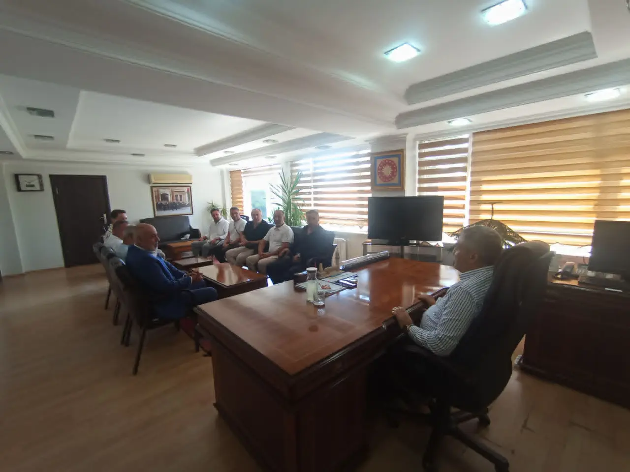 Merzifonspor'dan Kaymakam Karaaslan'a İlk Protokol Ziyareti 2