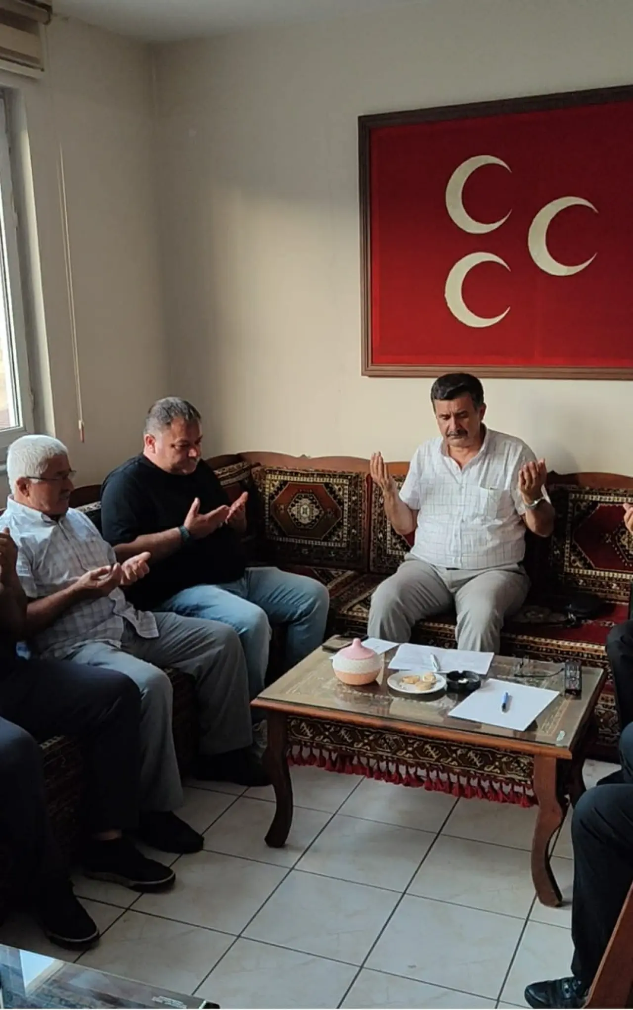MHP Merzifon'da İlk Toplantı Dualarla Yapıldı! Görev Dağılımı Tamamlandı 1