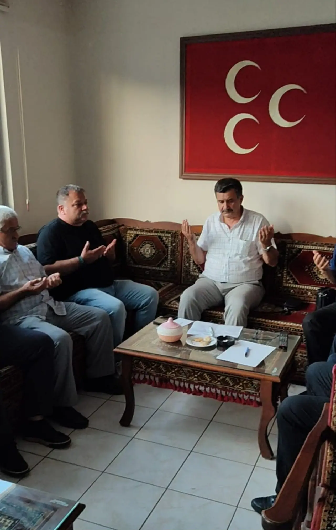 MHP Merzifon'da İlk Toplantı Dualarla Yapıldı! Görev Dağılımı Tamamlandı 2