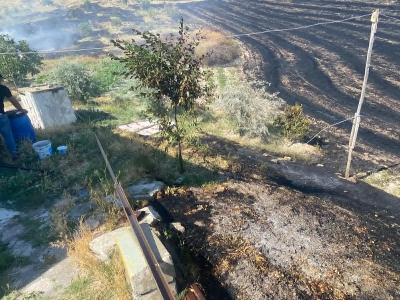 Rüzgar Yangını Büyüttü, İtfaiye Faciayı Önledi! 1