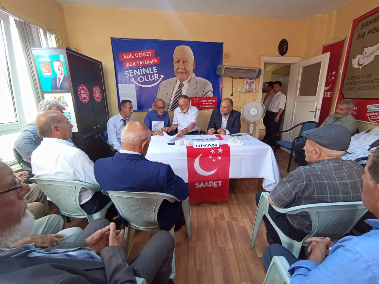 Saadet Partisi Merzifon'da Güven Tazeledi! Salih Sarıkaya 3. Kez İlçe Başkanı Seçildi 2