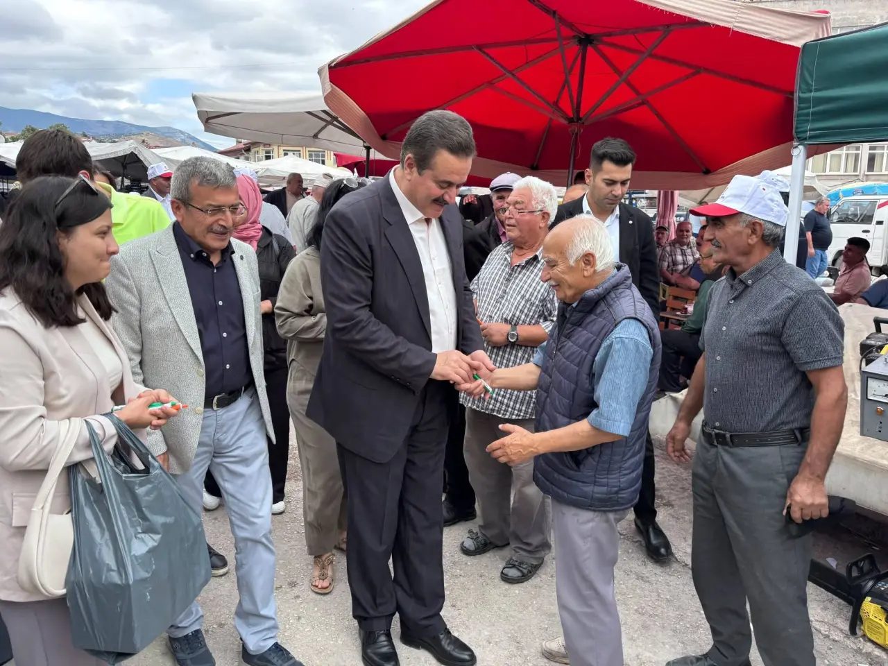 AK Parti Heyetinden Merzifon Pazarına Çıkarma! 6