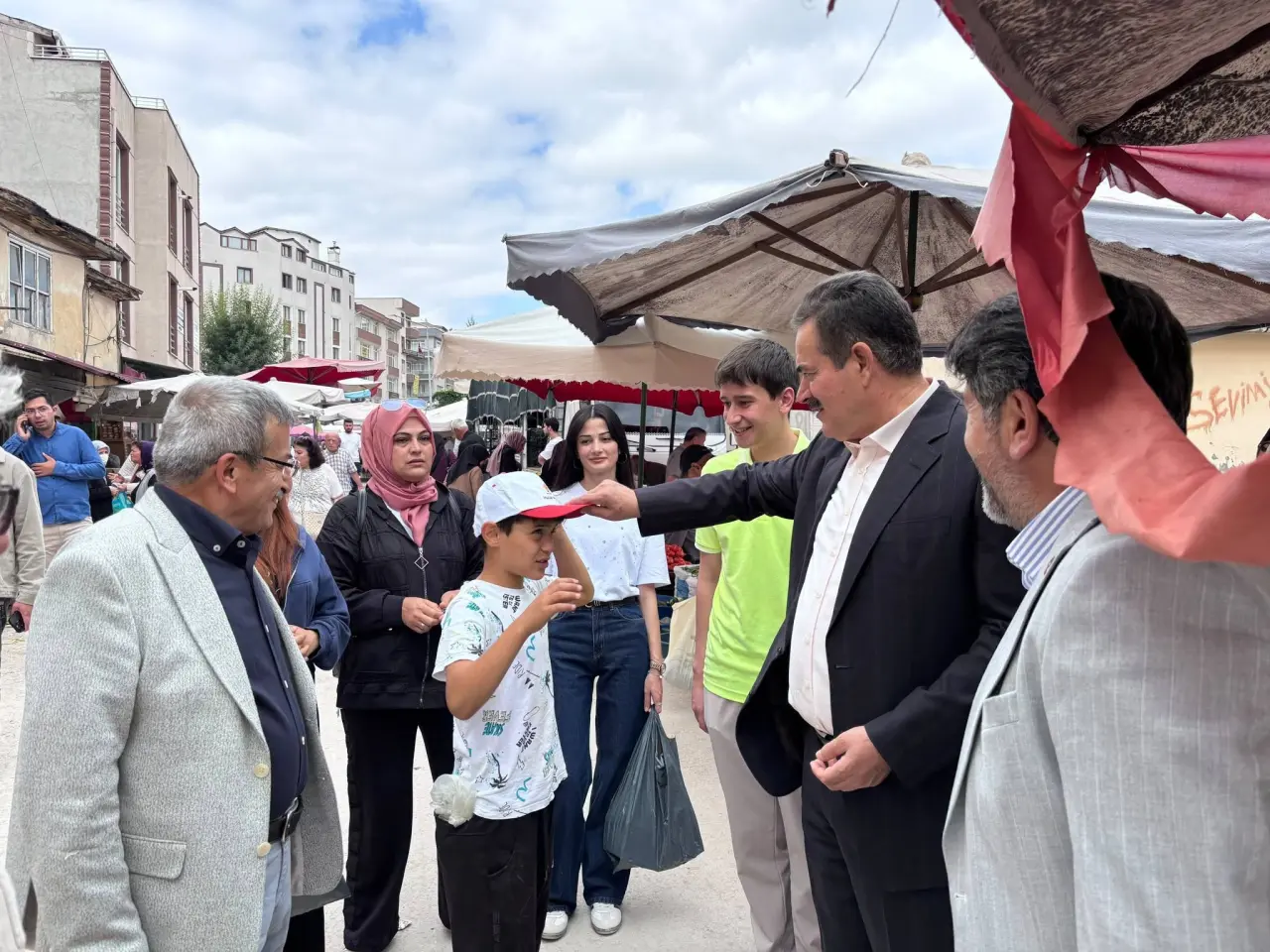 AK Parti Heyetinden Merzifon Pazarına Çıkarma! 2