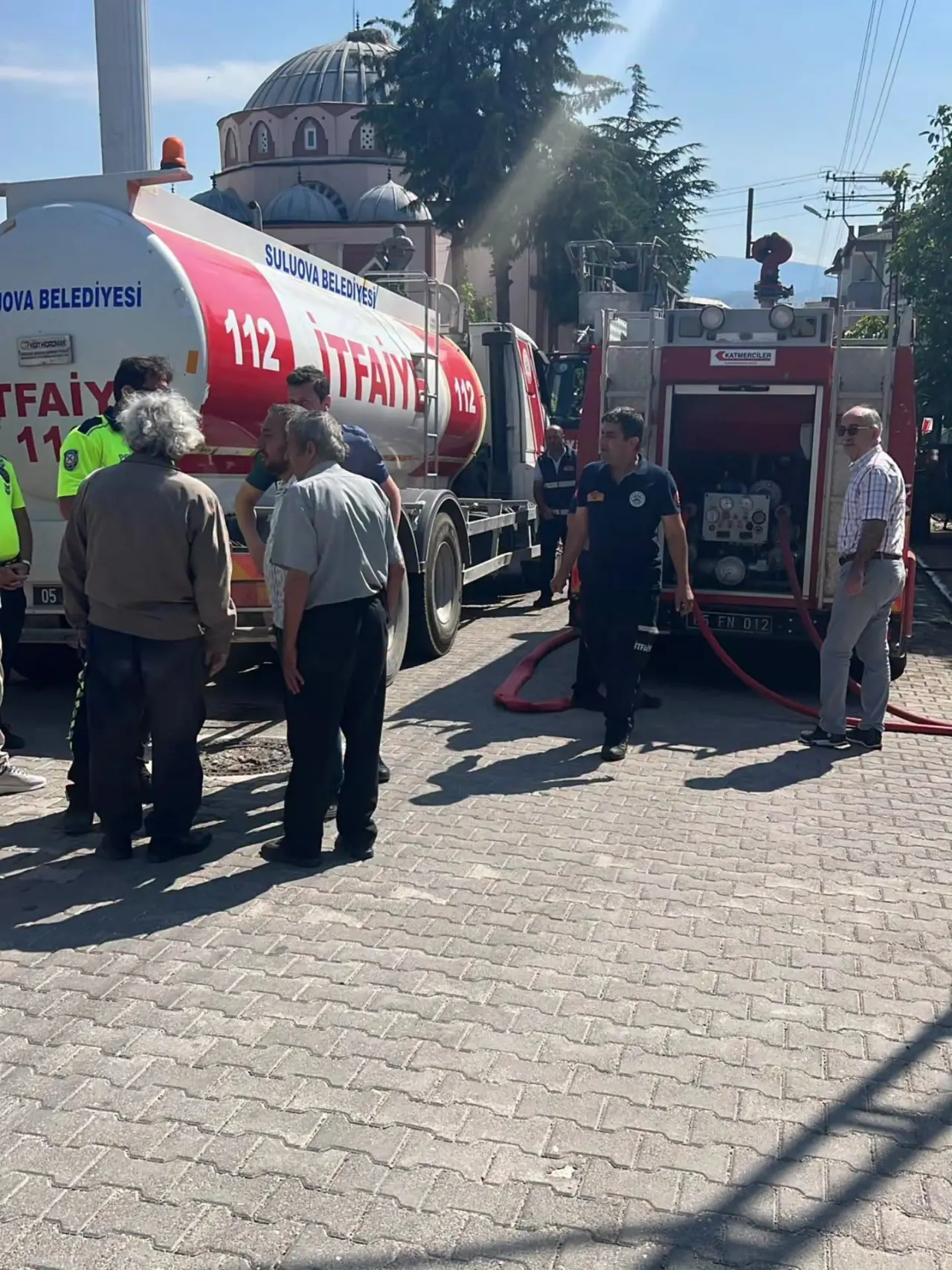 Amasya'da Evde Çıkan Yangın Mahalleyi Ayağa Kaldırdı 2