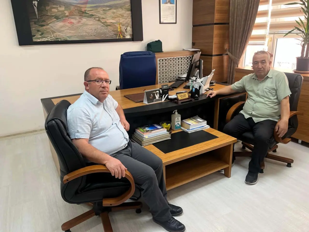 Güley’den Tapu Müdürü Önder Aral’a Hayırlı Olsun Ziyareti 2