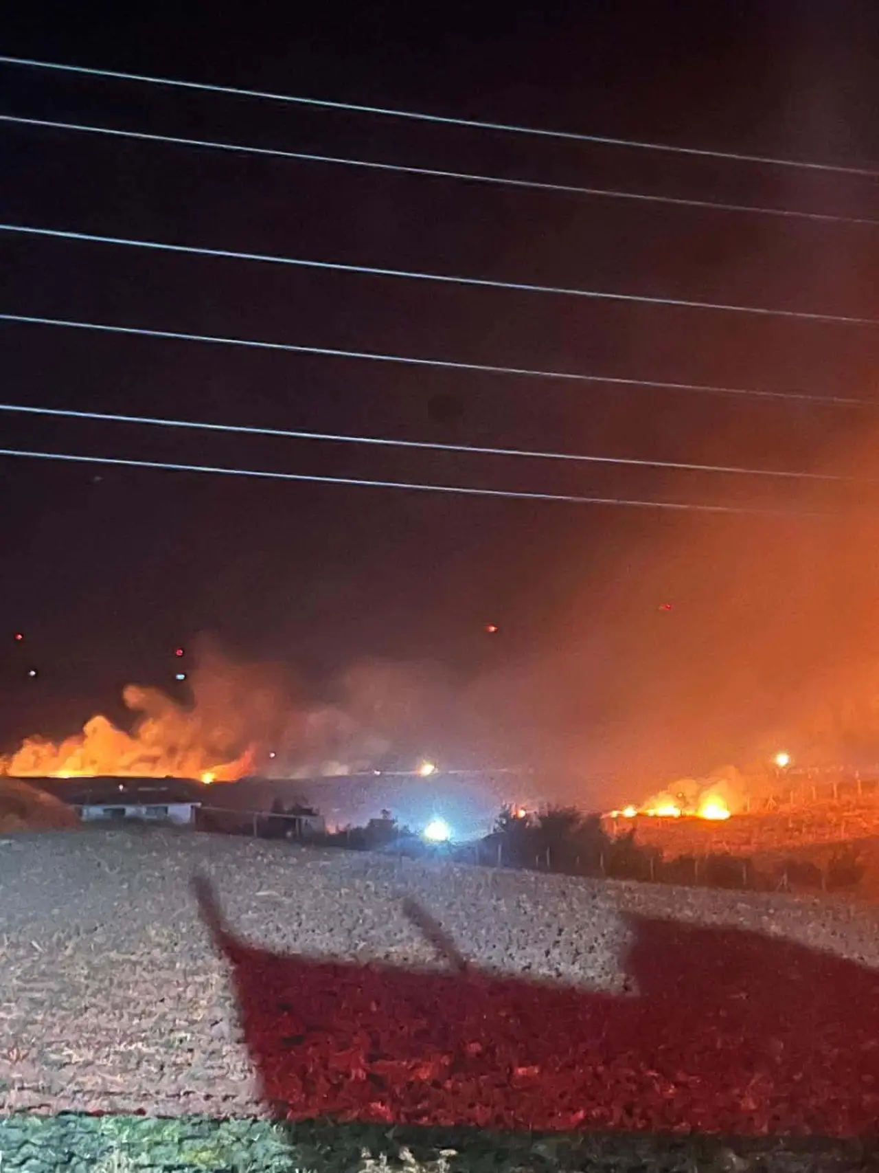 Merzifon Hırka Köyü'nde Korkutan Yangın! Alevler İlçenin Birçok Noktasından Görülüyor 3