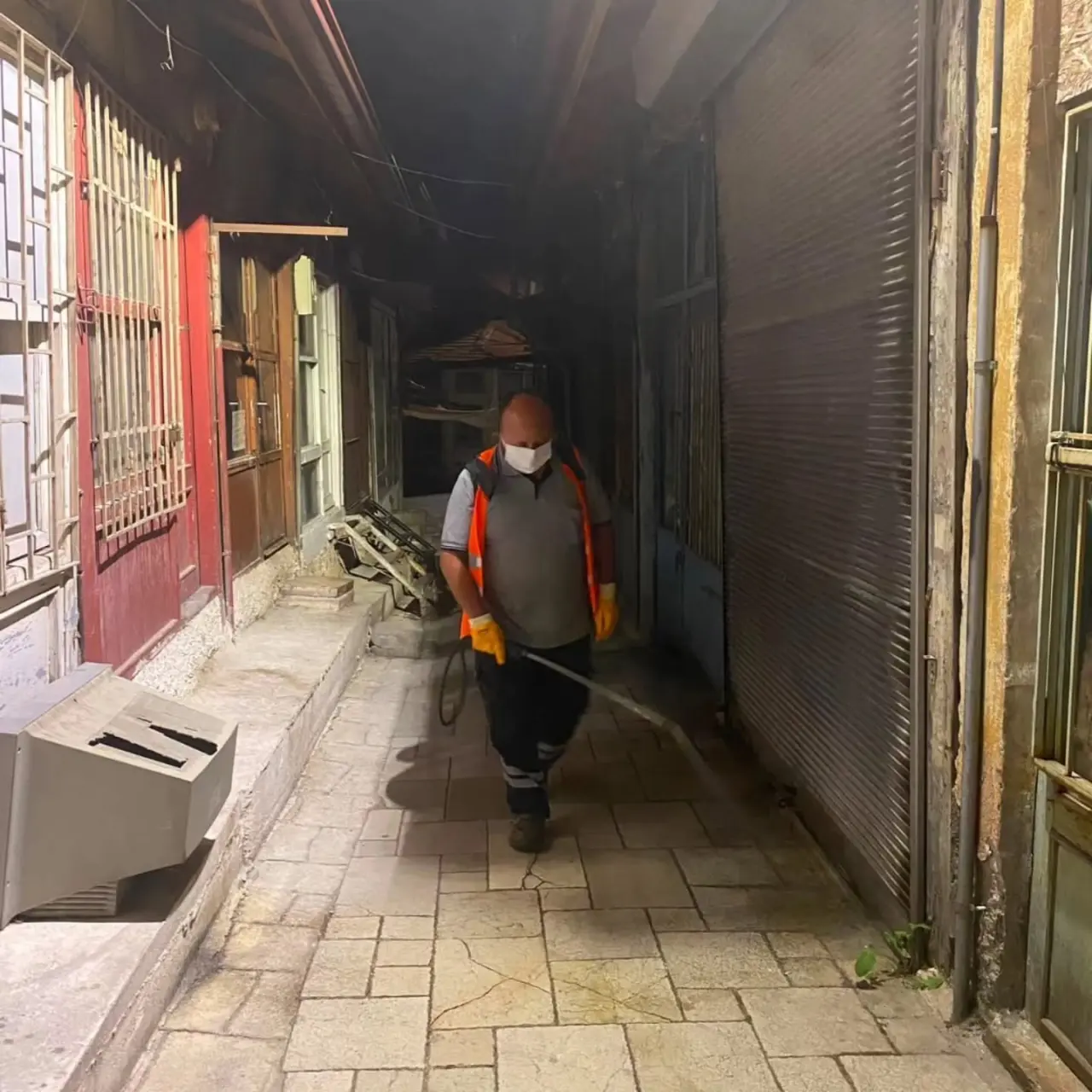 Merzifon Pazartesi Pazarı Baştan Sona Temizlendi 9