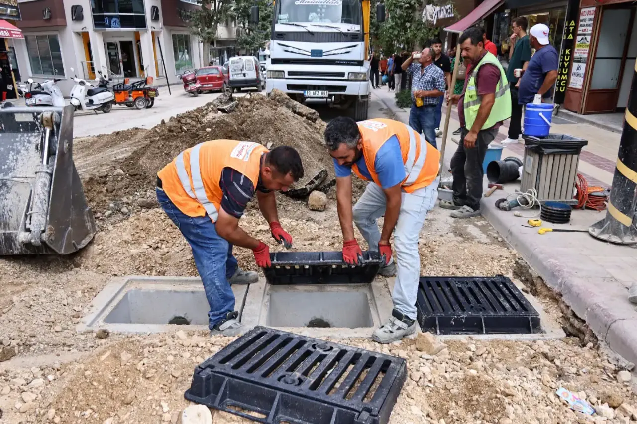 Merzifon’da Yağmur Suyu Projesinde Sona Doğru! 4
