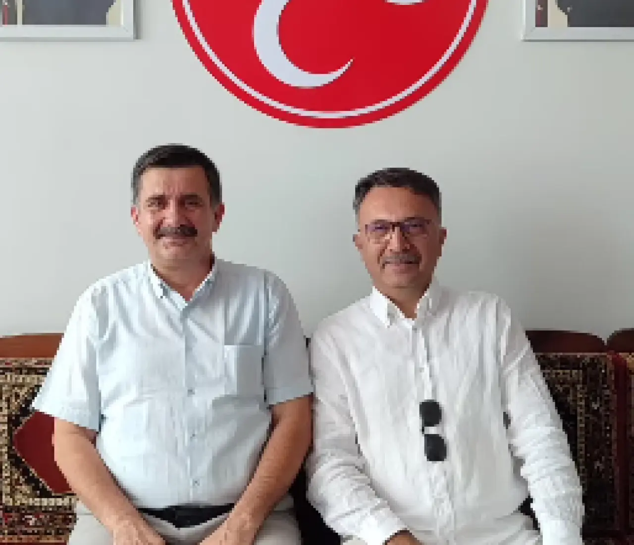MHP Merzifon'da Yeni Binanın İlk Misafiri Aykut Erhan Oldu! 1