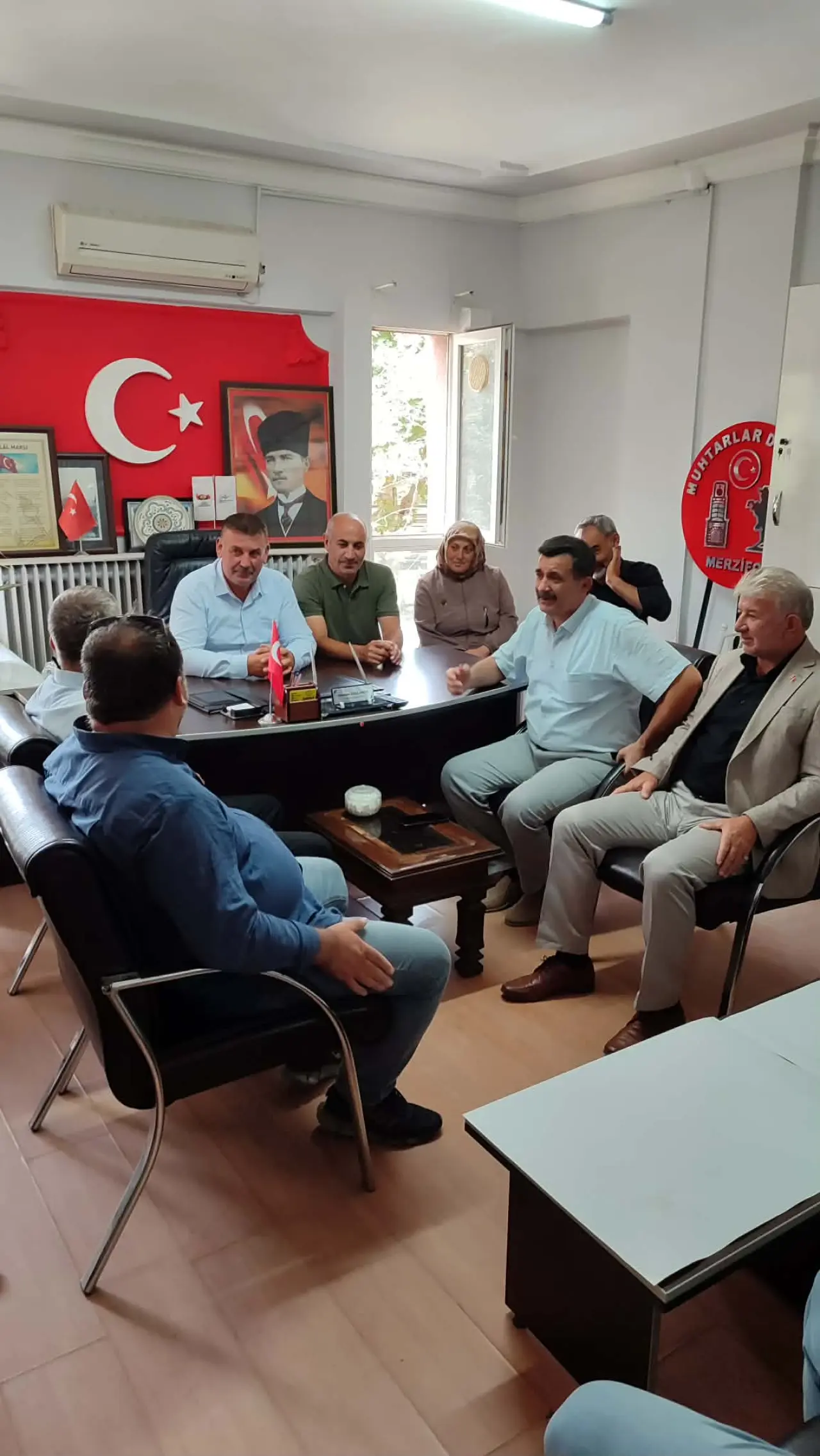 MHP Merzifon’dan Muhtarlara Ziyaret: Talep ve Öneriler Dinlendi 1
