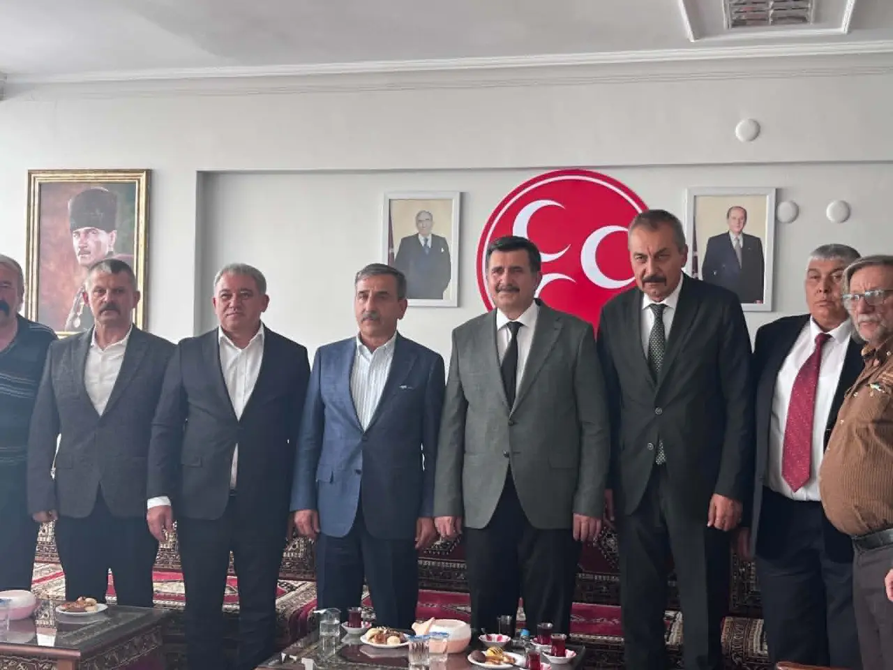 Türkiye Kamu-Sen Genel Başkanı Kahveci’den MHP Merzifon’a Ziyaret 5