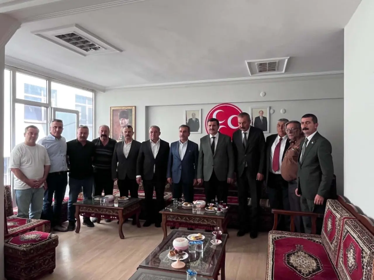 Türkiye Kamu-Sen Genel Başkanı Kahveci’den MHP Merzifon’a Ziyaret 4