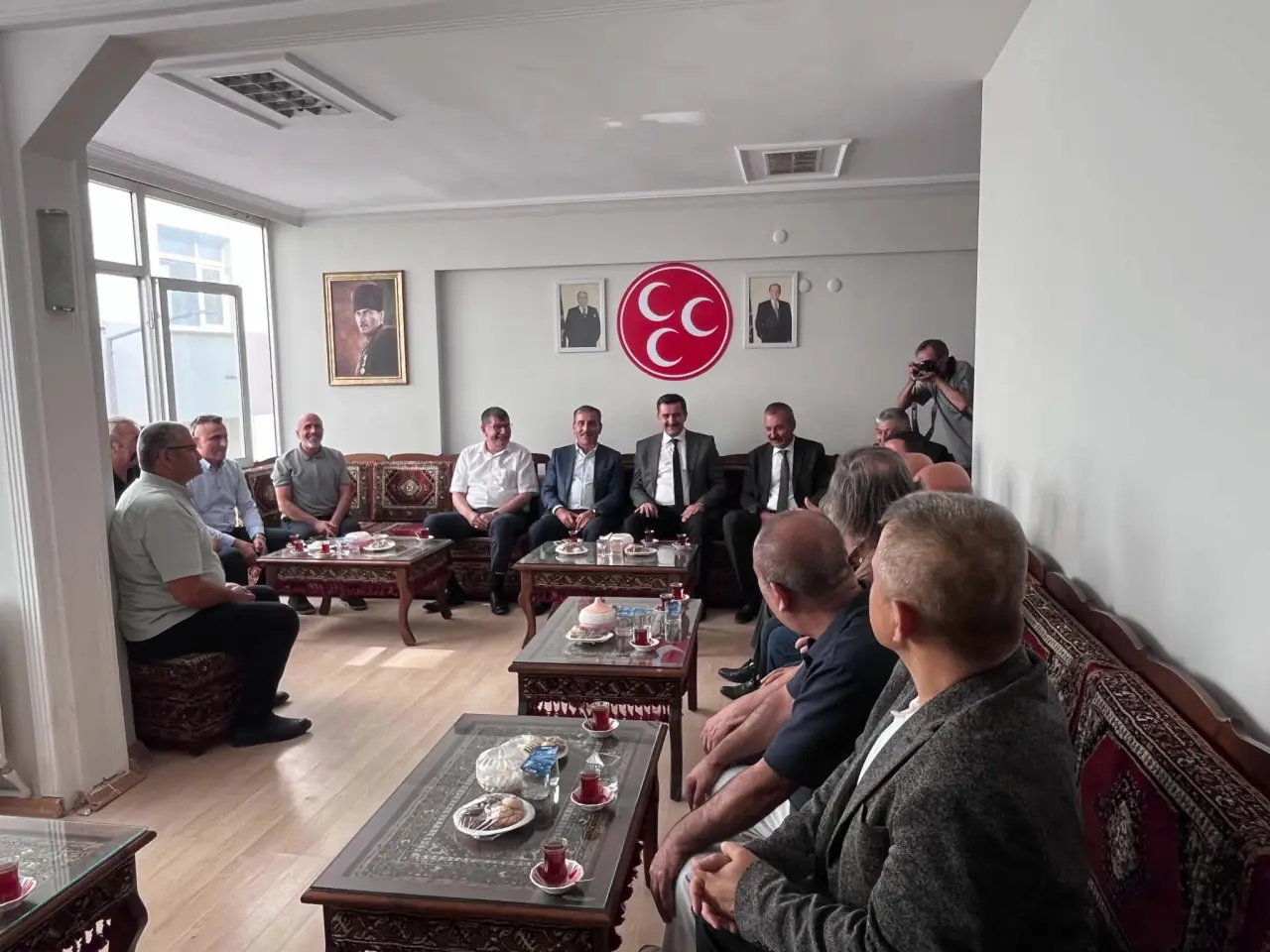Türkiye Kamu-Sen Genel Başkanı Kahveci’den MHP Merzifon’a Ziyaret 2