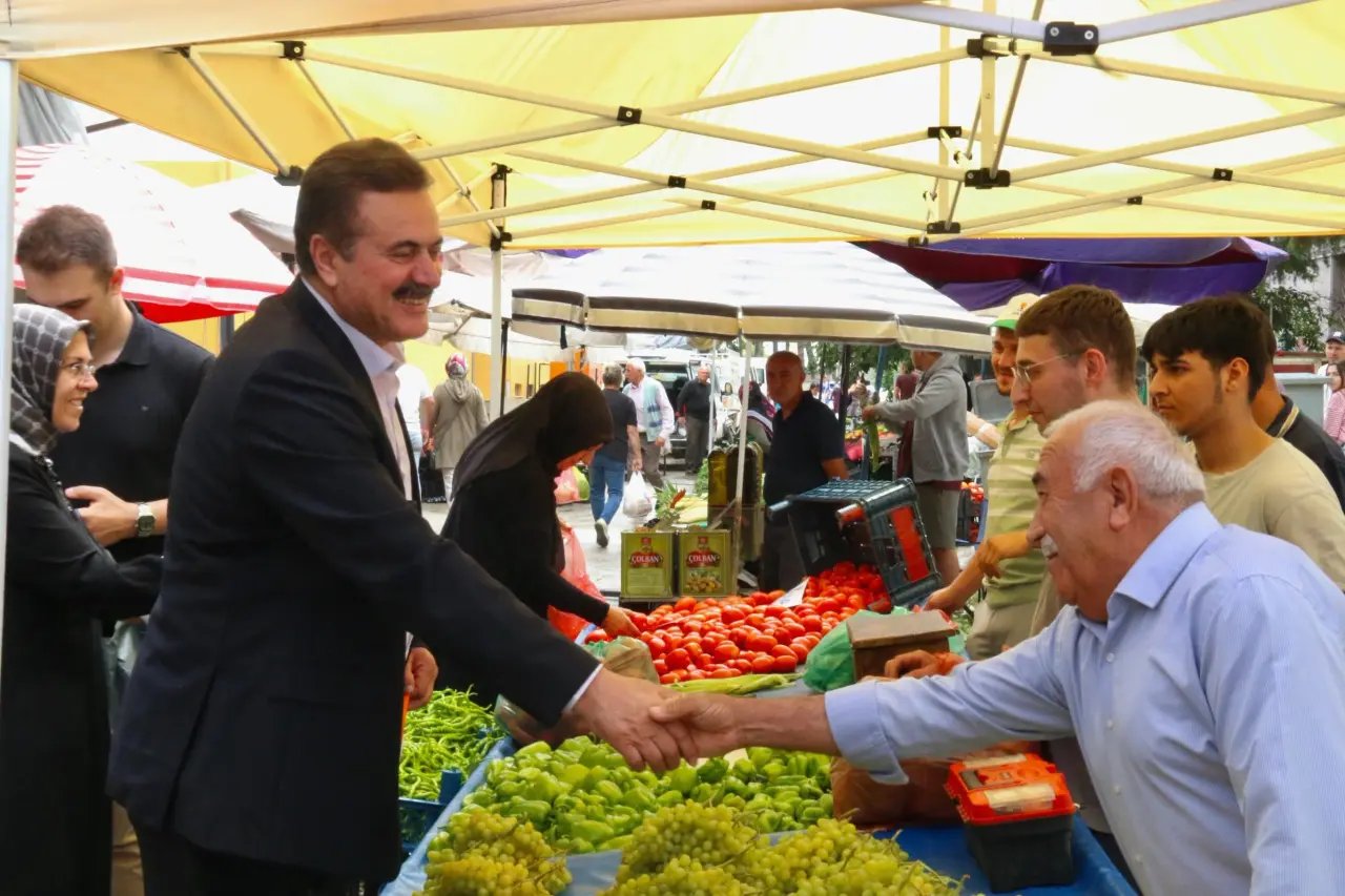 Vekil İpek Amasya Pazarında! 5