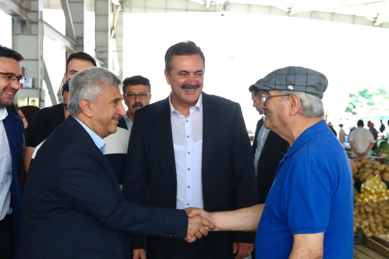 Vekil İpek Amasya Pazarında! 1