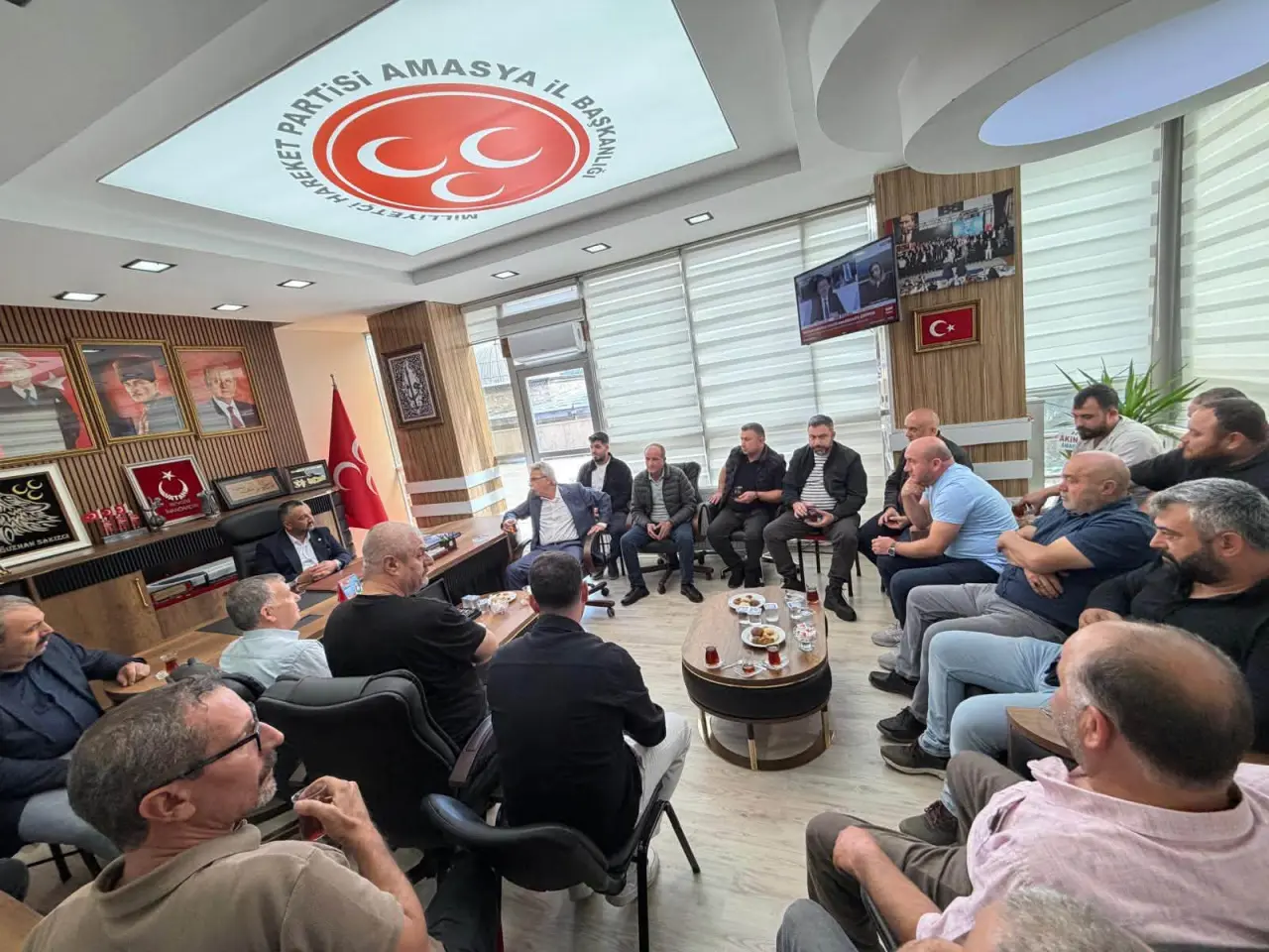 28 Yıllık Dostluk MHP Amasya İl Başkanlığında 3