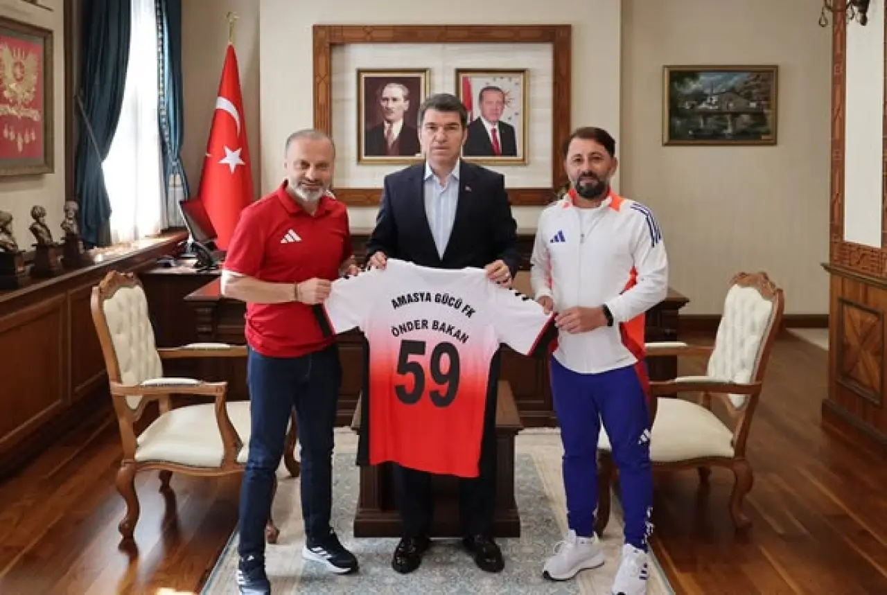 Amasya Gücü Yönetimi Vali Bakan’la Buluştu 1