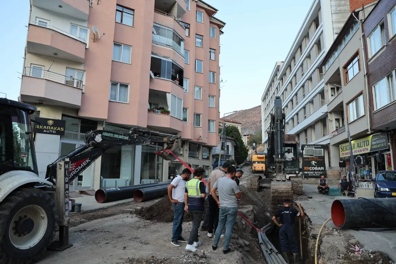 Amasya’da İçme Suyu Hattı Yenileniyor! 4