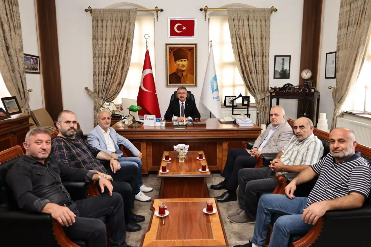 Başkan Kargı Konuklarını Ağırladı 1