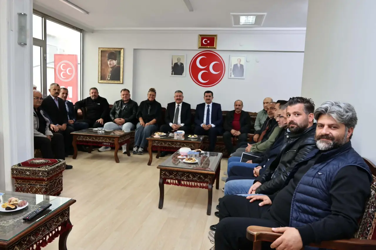 Başkan Kargı’dan MHP’ye Ziyaret: Yollar Ve Altyapı Masada 2