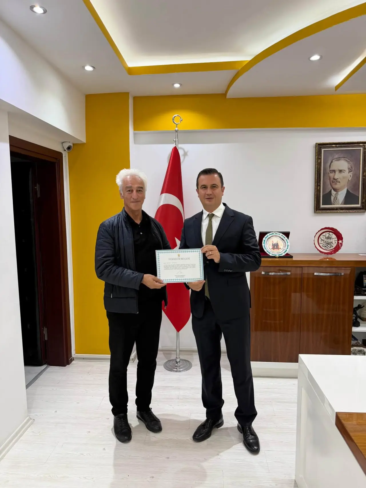 Başkan Uzun Konuklarını Ağırladı 1