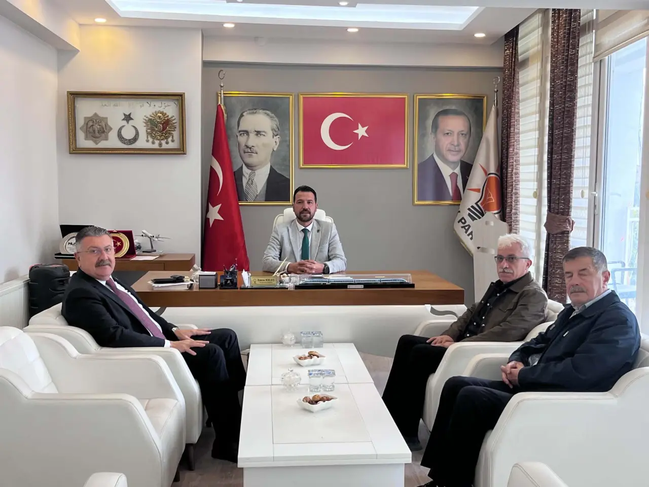 Kargı’dan AK Parti’ye Ziyaret: Merzifon’un Su Projesi Masaya Yatırıldı 2