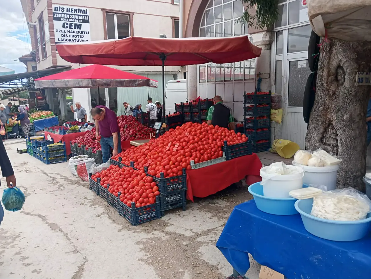 Merzifon Pazartesi Pazarı’nda Fiyatlar Düştü: Turşuluk Alışverişi Hızlandı 1