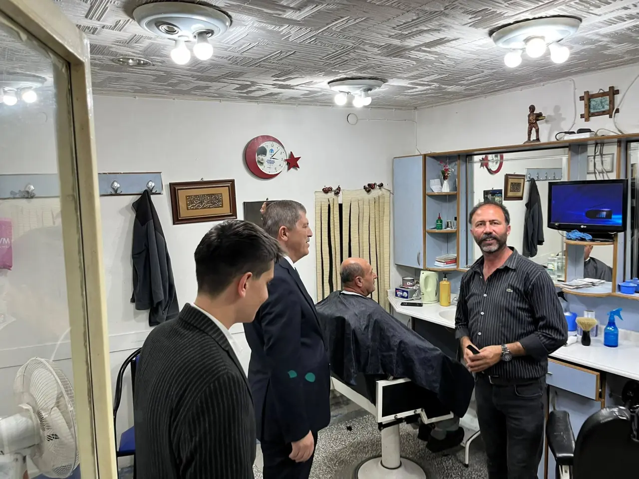 Mustafa Arslan Merzifon’da Kapı Kapı Gezdi 12