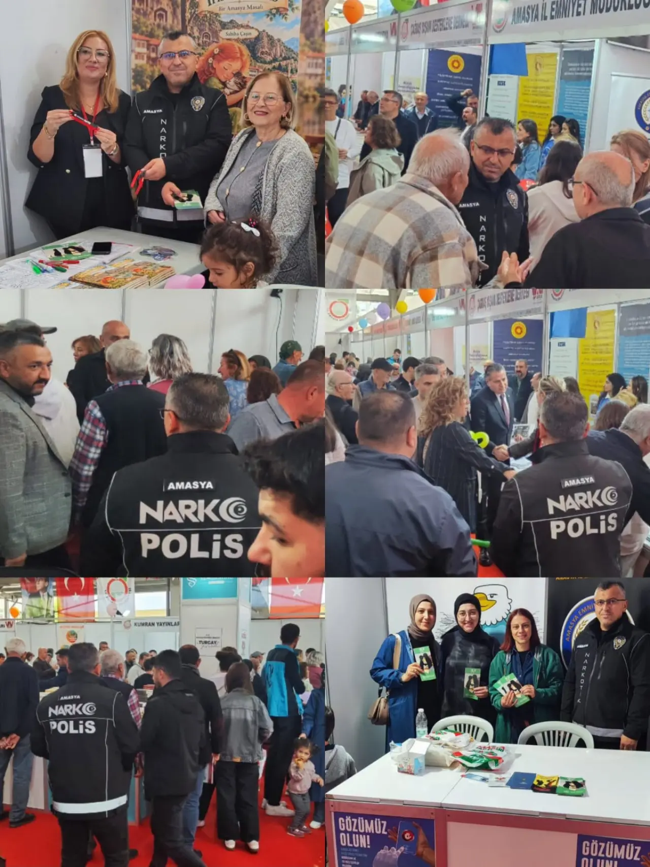 Amasya Emniyet Ekipleri Kitap Fuarında Görev Başında! 2