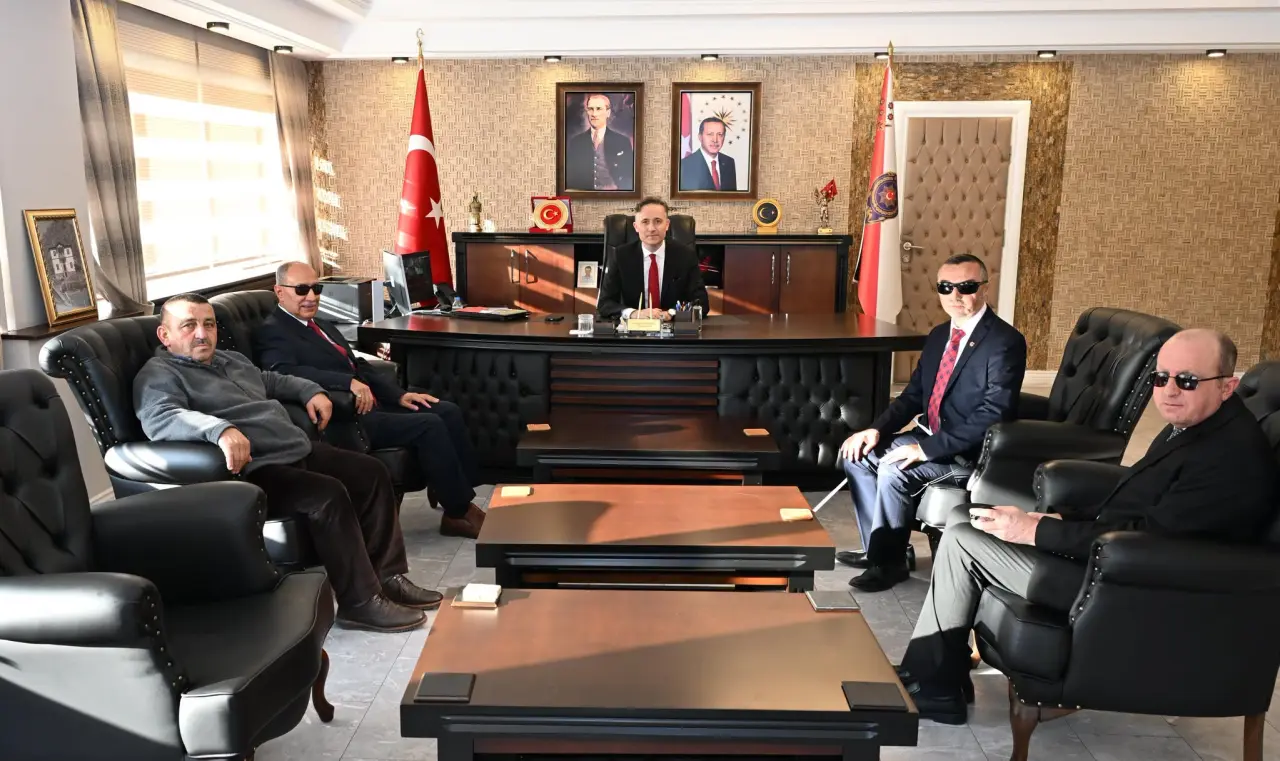 Amasya Emniyetinde İki Önemli Ziyaret! 1