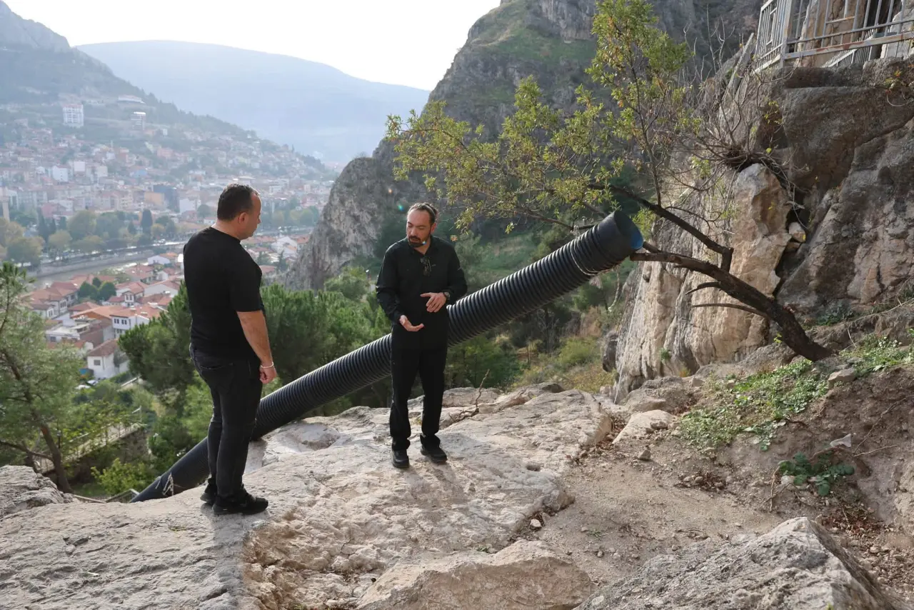Amasya Kızlar Sarayı ve Kral Kaya Mezarları’nda Kazı Mesaisi! 1